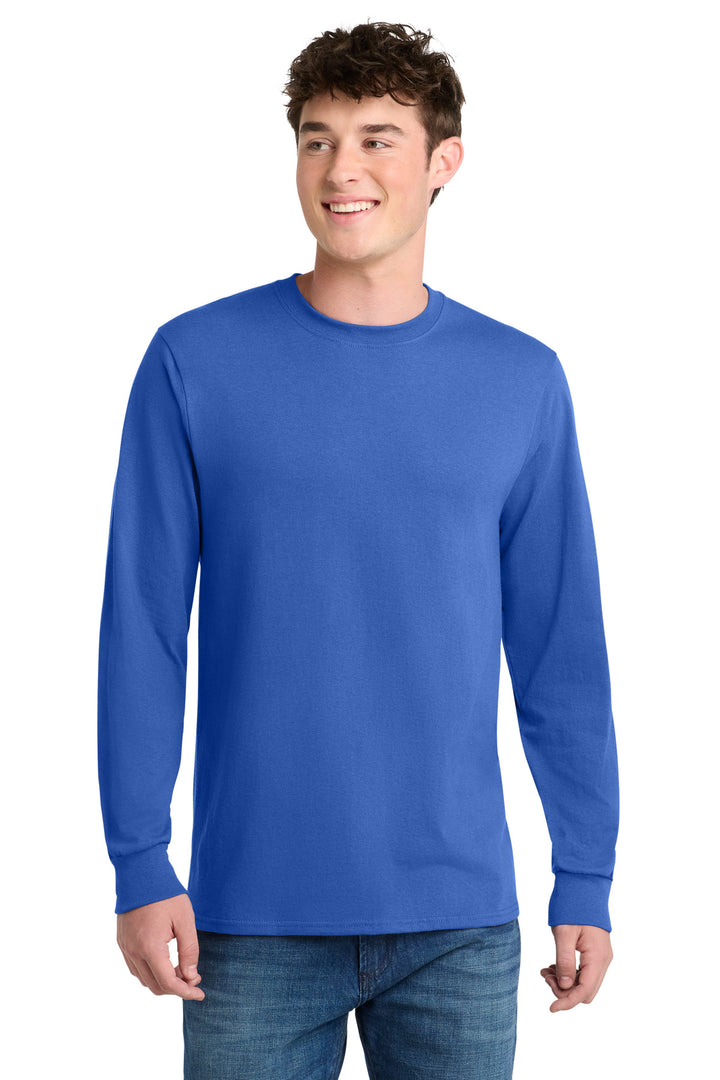 Port &amp; Co Tall Long Sleeve Core Blend Tee