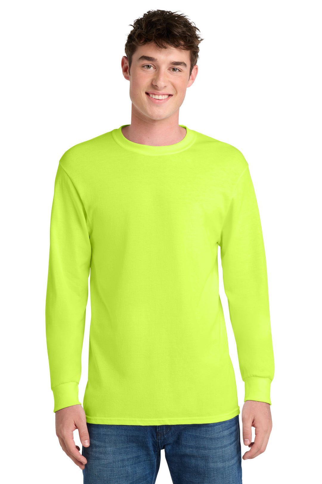 Port &amp; Co Tall Long Sleeve Core Blend Tee