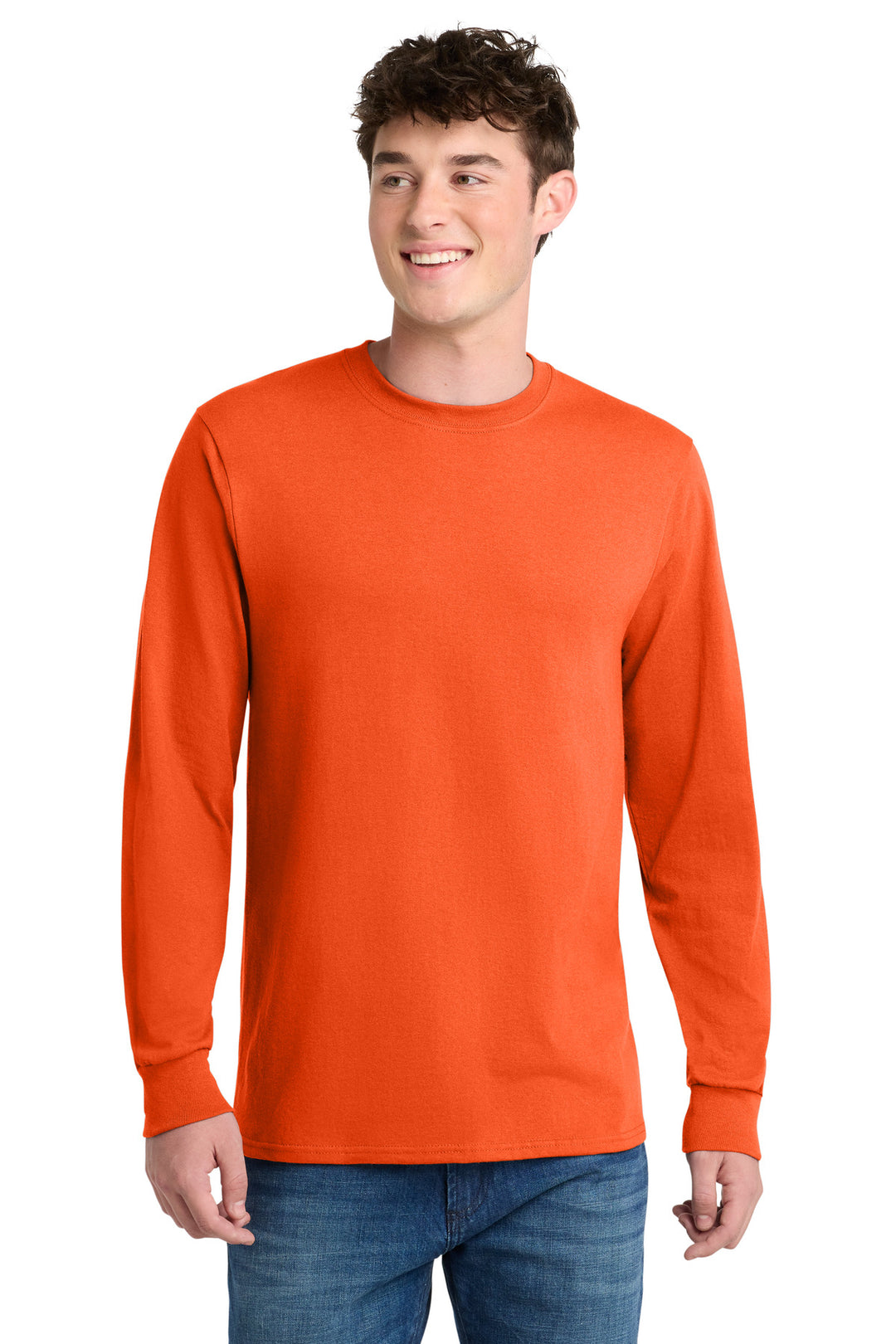 Port &amp; Co Tall Long Sleeve Core Blend Tee