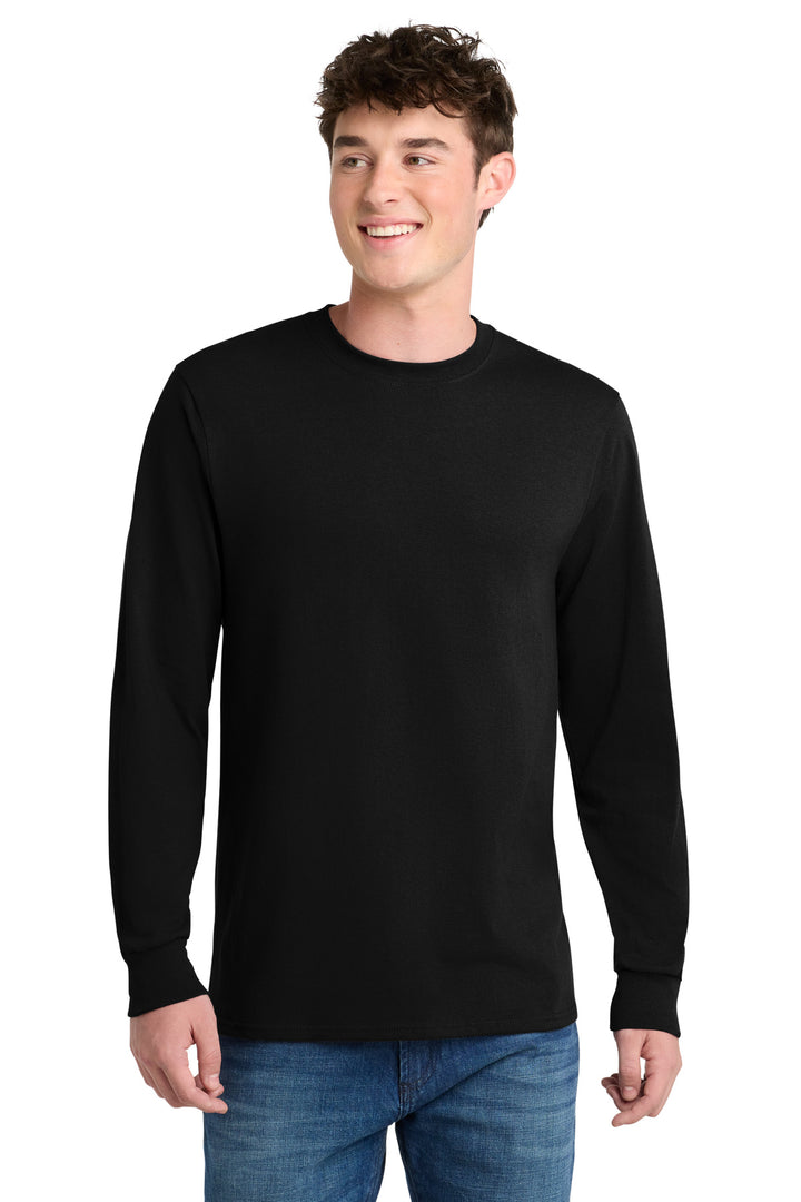 Port &amp; Co Tall Long Sleeve Core Blend Tee