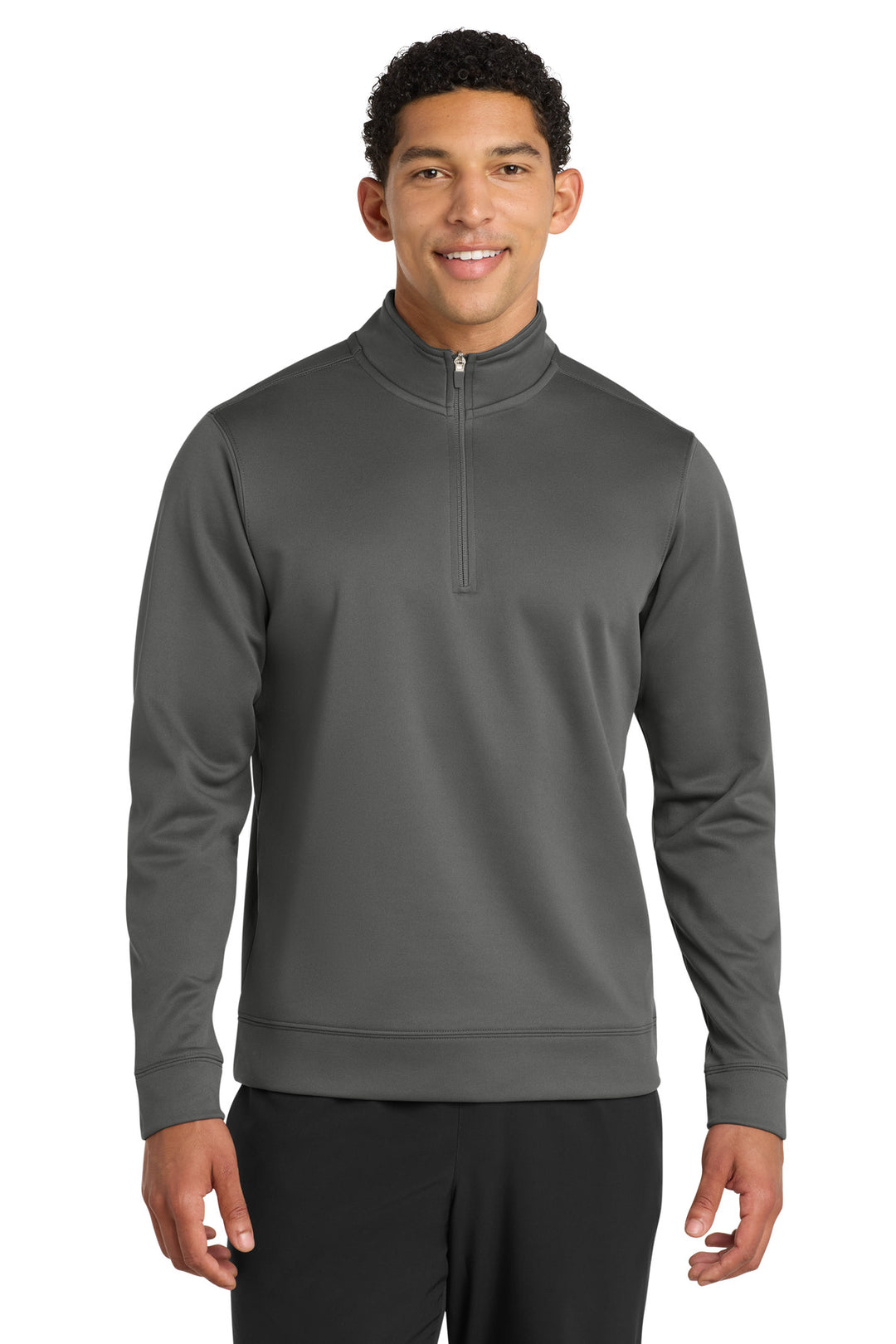 Port &amp; Co Performance Fleece 1/4-Zip Pullover Sweatshirt