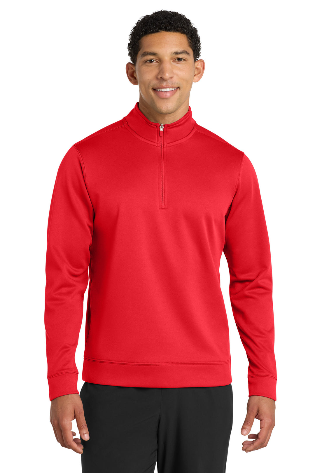 Port &amp; Co Performance Fleece 1/4-Zip Pullover Sweatshirt