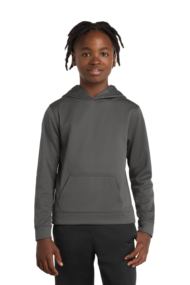 Port &amp; Co Youth Performance Fleece Pullover Hooded Sweatshirt