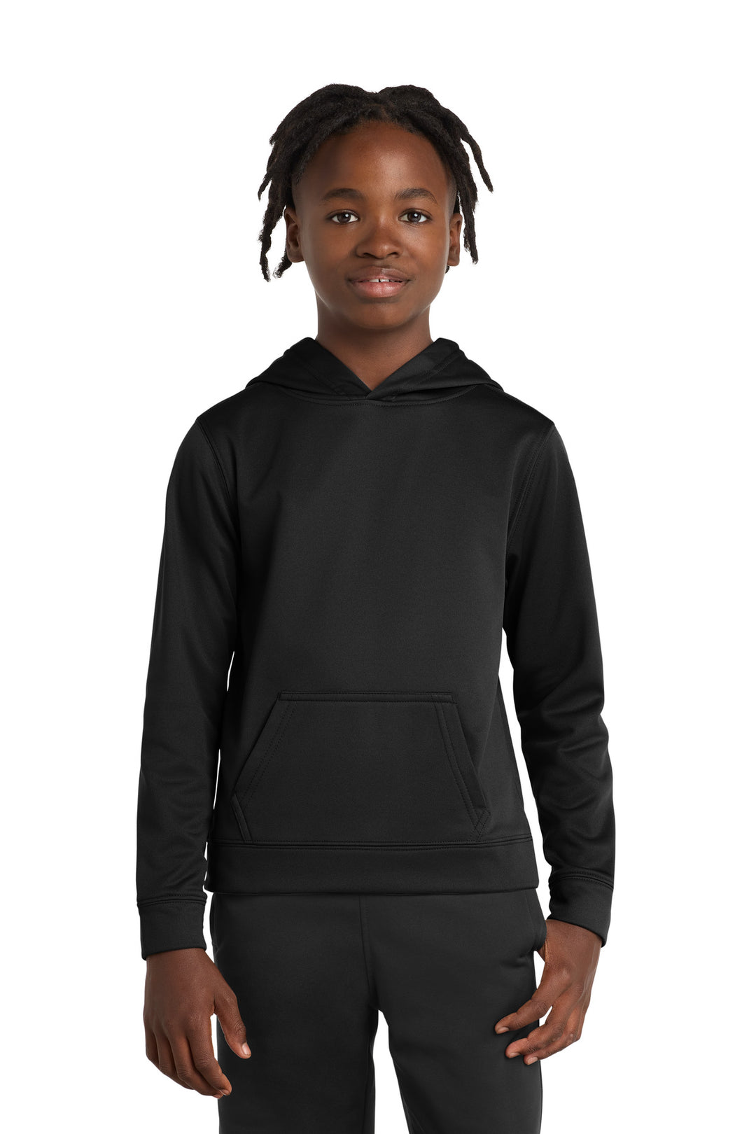 Port &amp; Co Youth Performance Fleece Pullover Hooded Sweatshirt