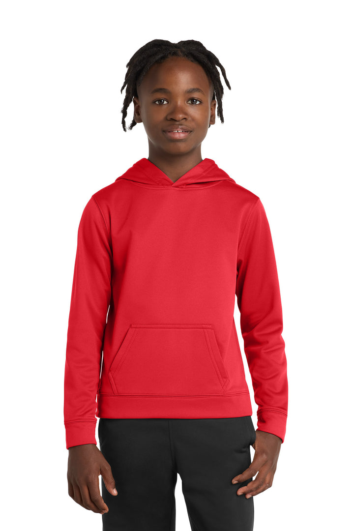 Port &amp; Co Youth Performance Fleece Pullover Hooded Sweatshirt
