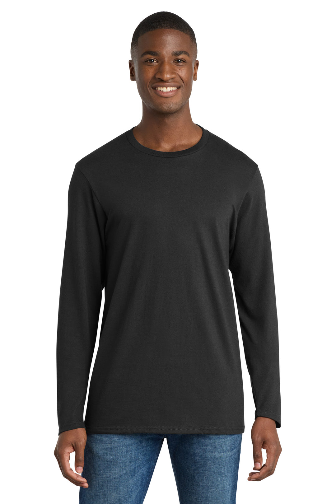 Port &amp; Co Long Sleeve Bouncer Tee