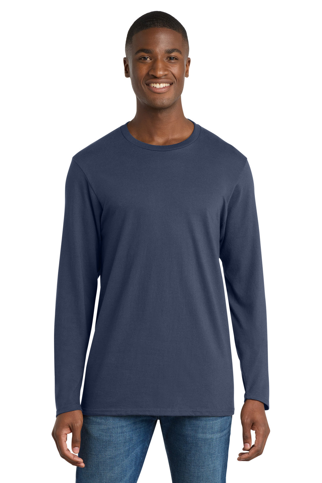 Port &amp; Co Long Sleeve Bouncer Tee