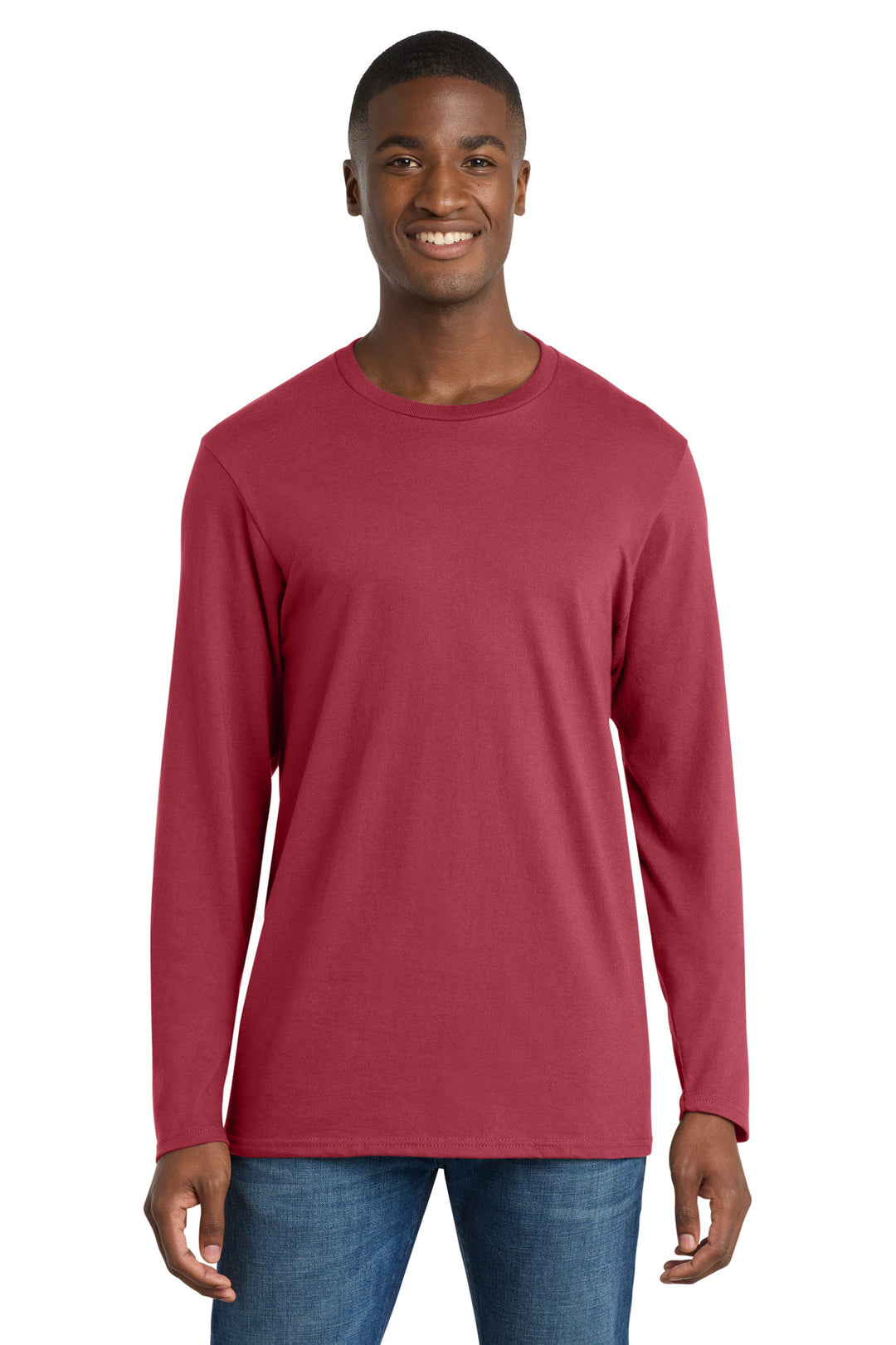 Port &amp; Co Long Sleeve Bouncer Tee