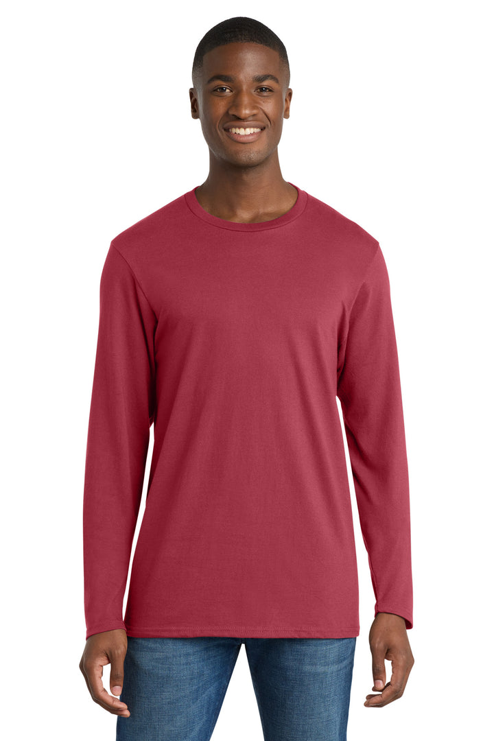 Port &amp; Co Long Sleeve Bouncer Tee