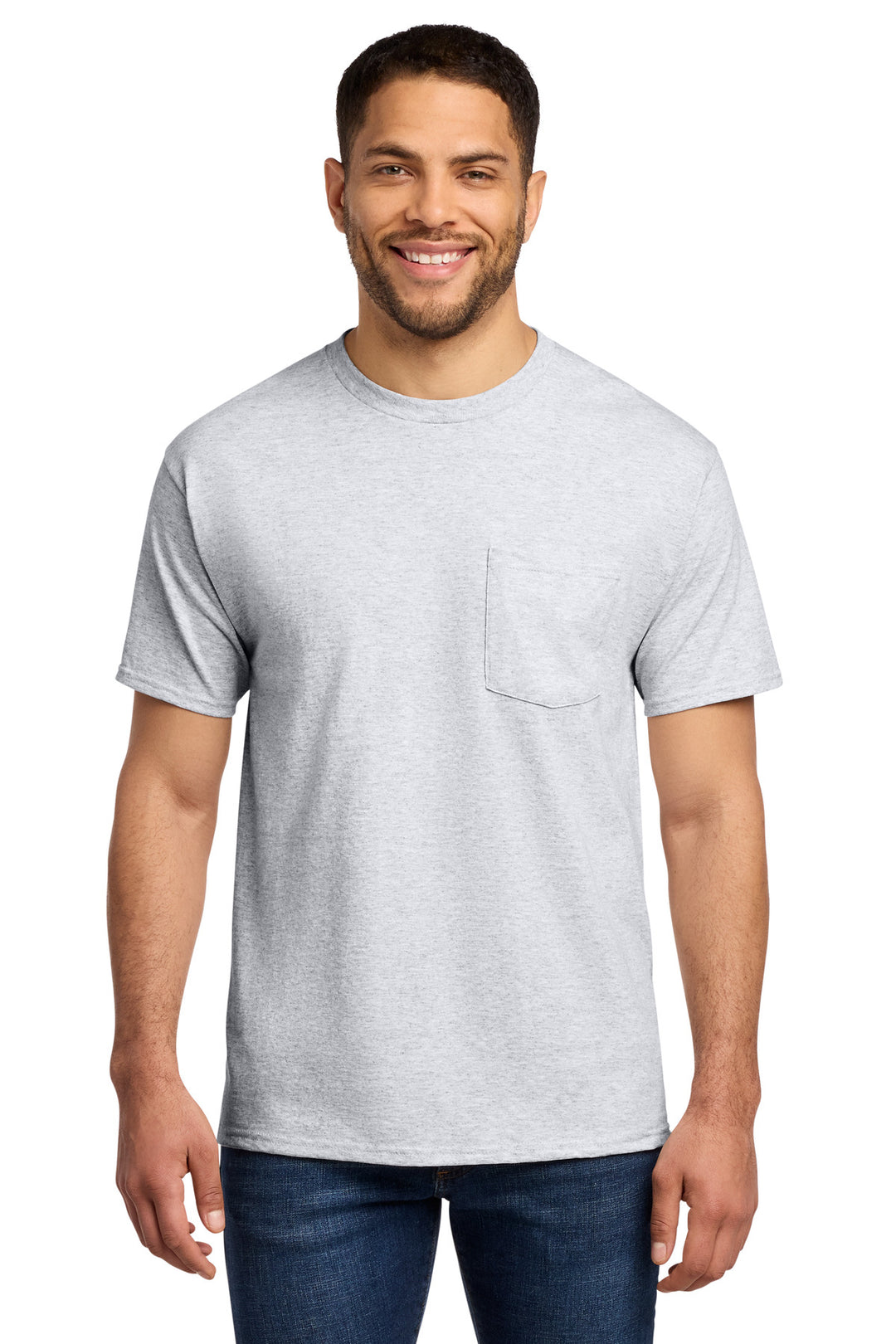 Port &amp; Co Tall Essential Pocket Tee