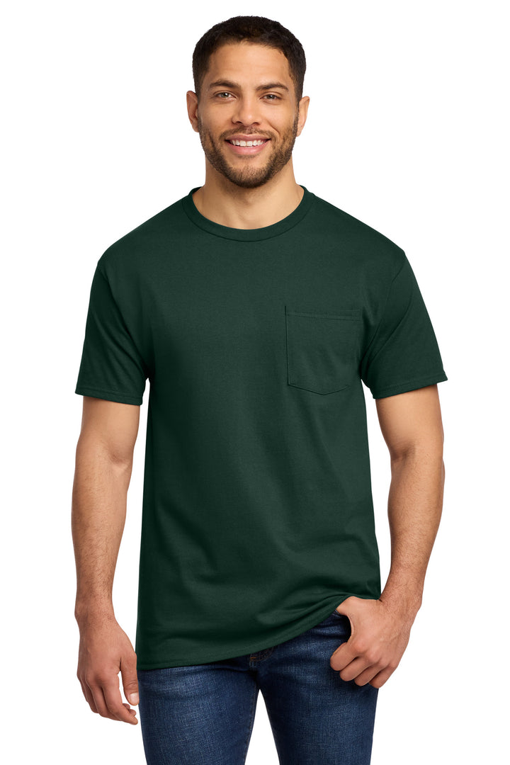 Port &amp; Co Tall Essential Pocket Tee