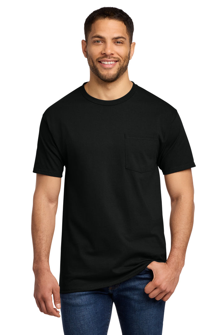 Port &amp; Co Tall Essential Pocket Tee