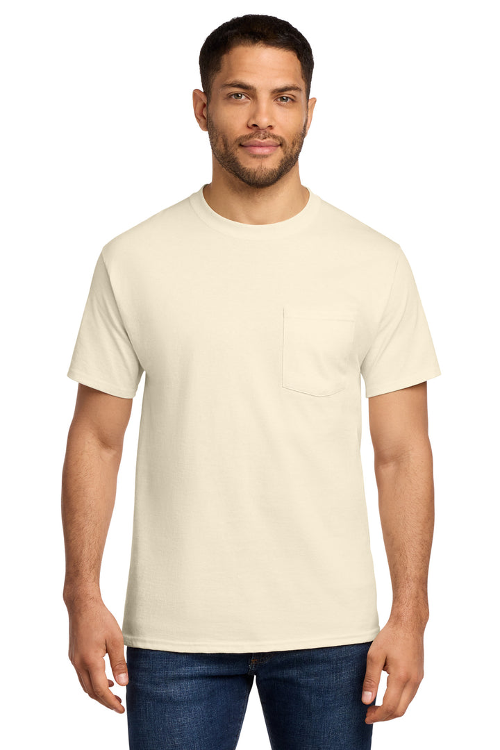 Port &amp; Co Tall Essential Pocket Tee