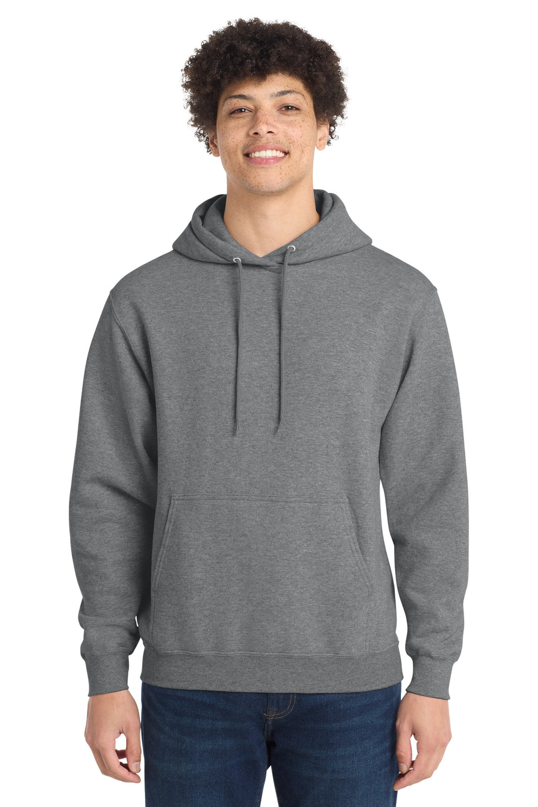 Port &amp; Co Core Fleece Pullover Hooded Sweatshirt