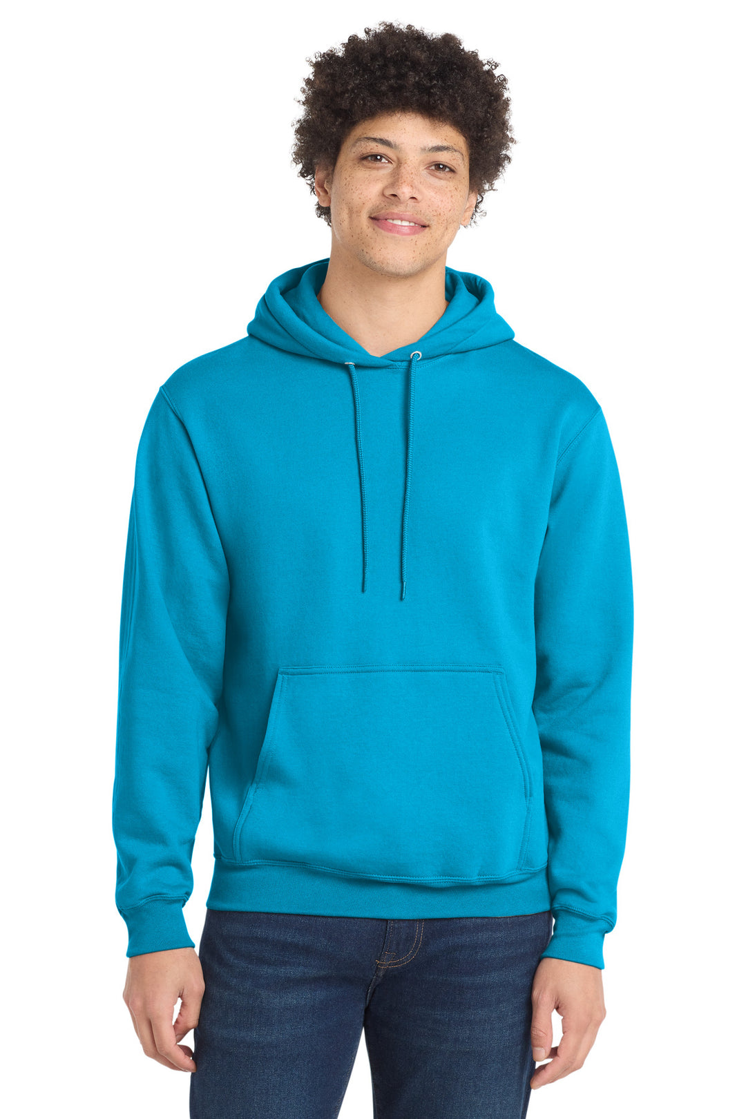 Port &amp; Co Core Fleece Pullover Hooded Sweatshirt