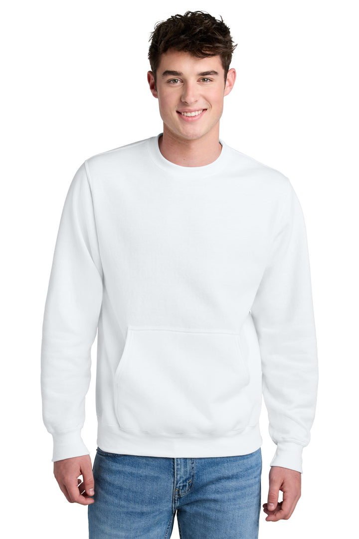 Port &amp; Co Core Fleece Crewneck Pocket Sweatshirt