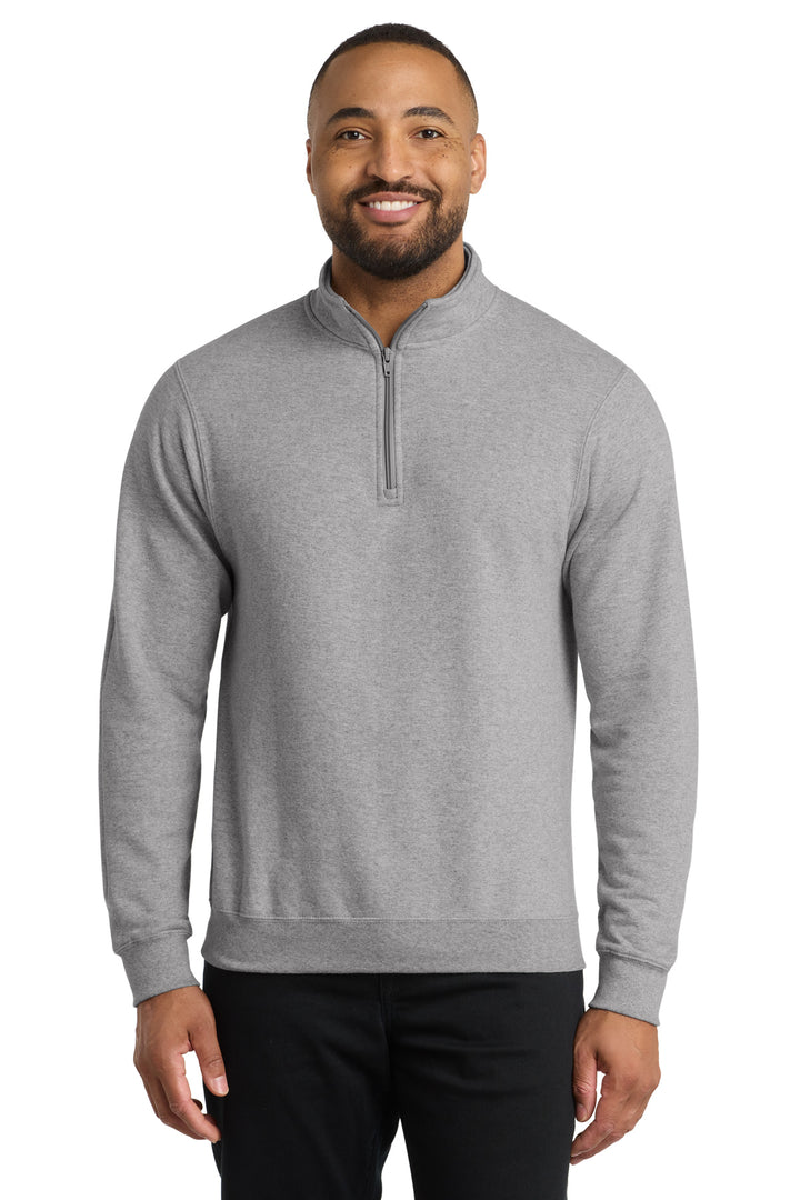 Port &amp; Co Core Fleece 1/4-Zip Pullover Sweatshirt