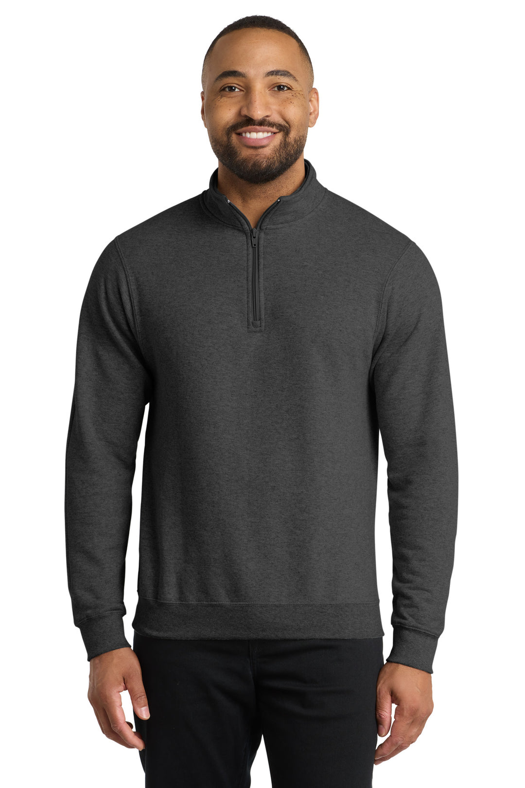 Port &amp; Co Core Fleece 1/4-Zip Pullover Sweatshirt