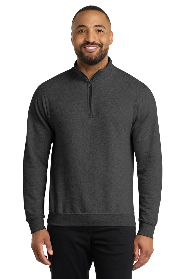 Port &amp; Co Core Fleece 1/4-Zip Pullover Sweatshirt