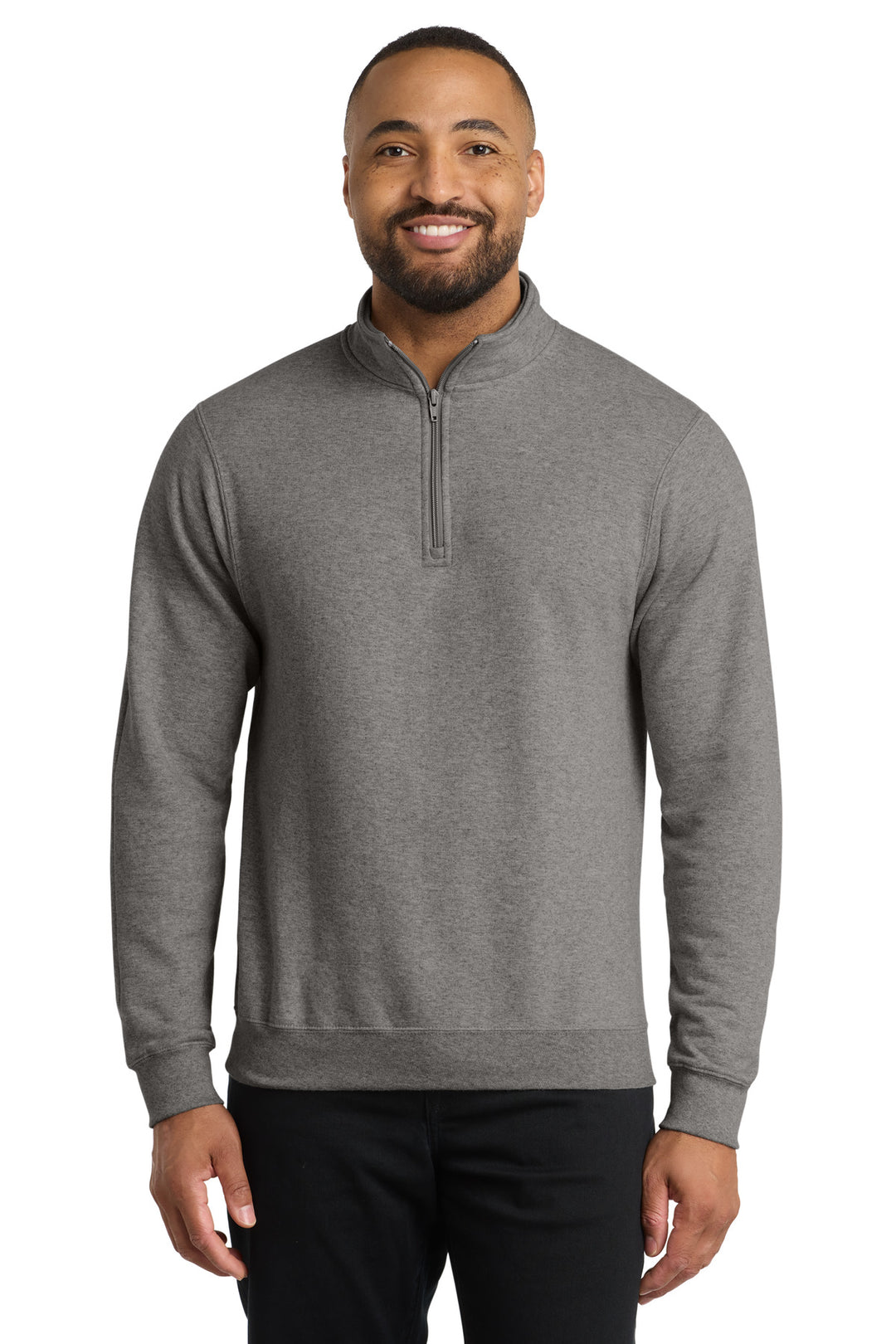 Port &amp; Co Core Fleece 1/4-Zip Pullover Sweatshirt