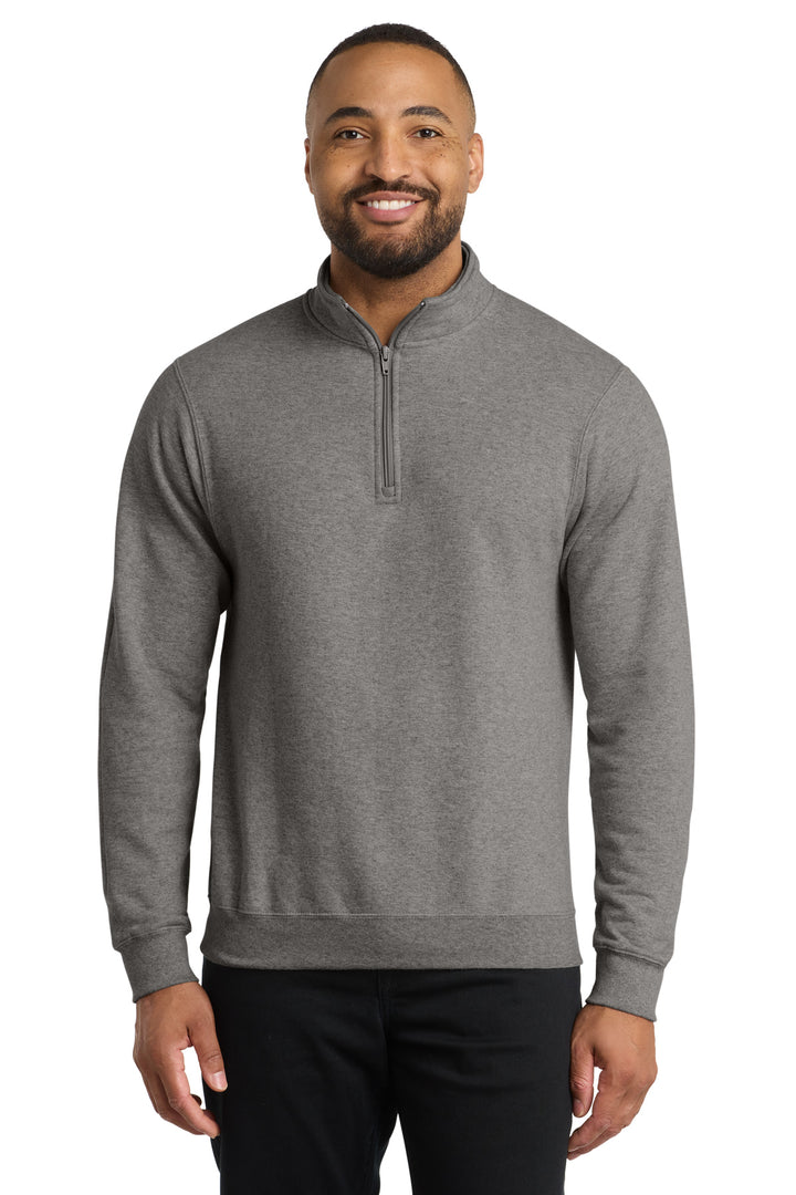Port &amp; Co Core Fleece 1/4-Zip Pullover Sweatshirt