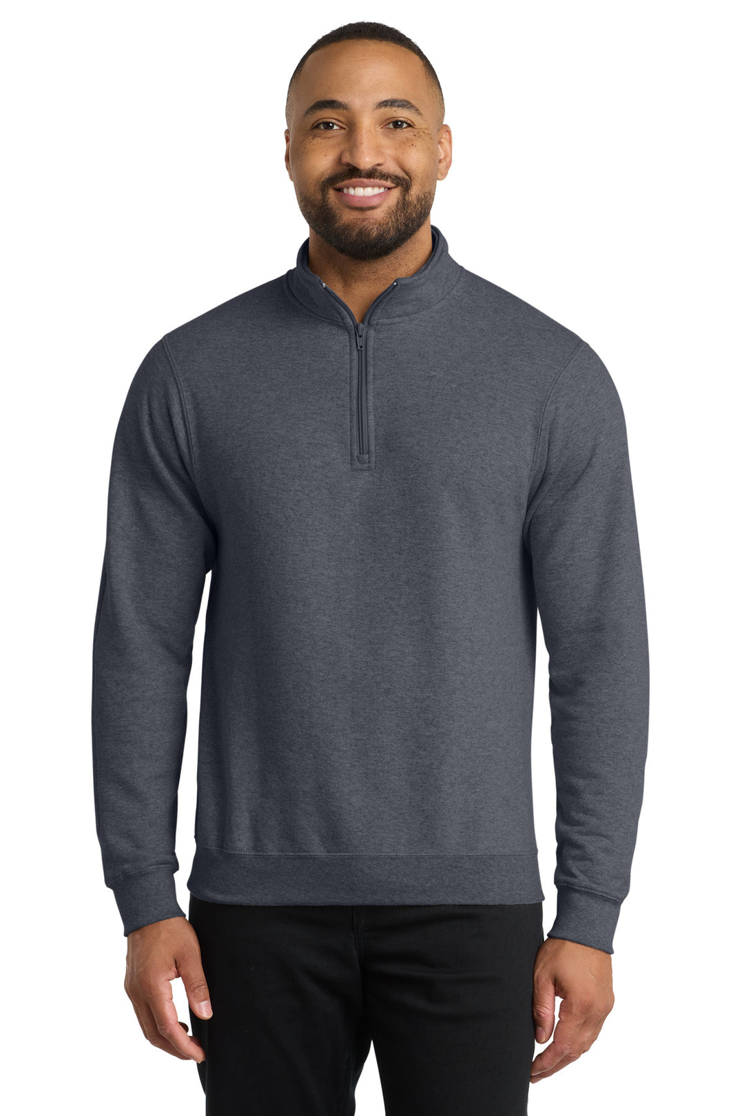 Port &amp; Co Core Fleece 1/4-Zip Pullover Sweatshirt