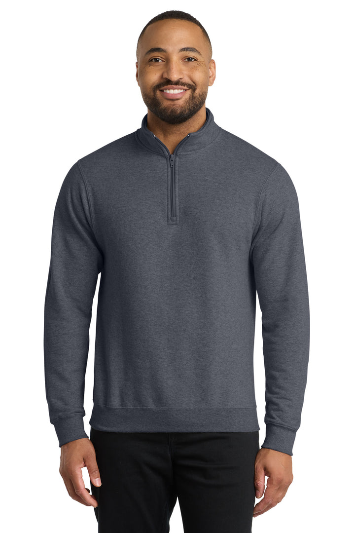 Port &amp; Co Core Fleece 1/4-Zip Pullover Sweatshirt
