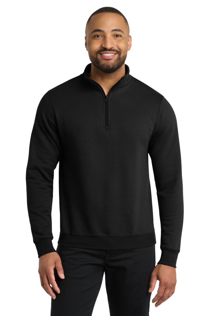 Port &amp; Co Core Fleece 1/4-Zip Pullover Sweatshirt