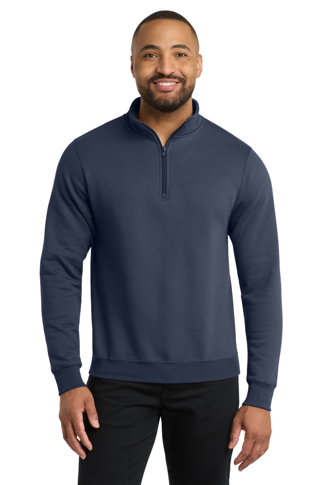 Port &amp; Co Core Fleece 1/4-Zip Pullover Sweatshirt
