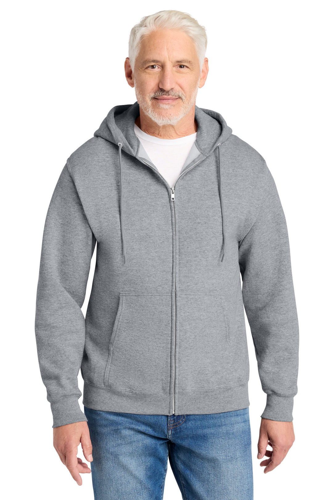 Port &amp; Co Core Fleece Full-Zip Hooded Sweatshirt