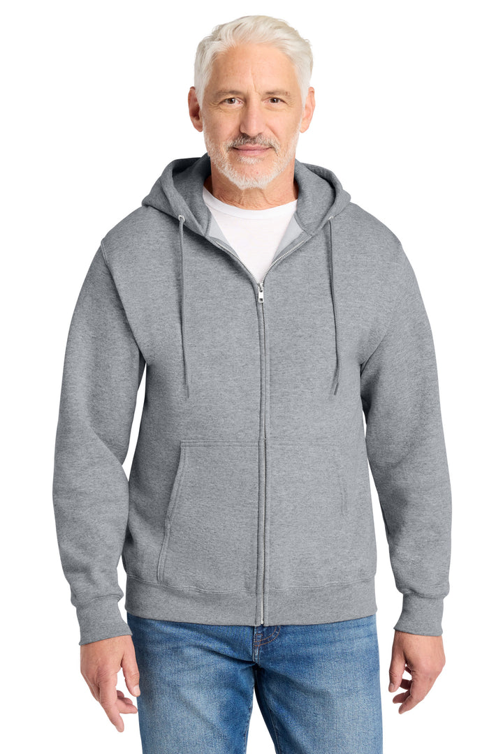Port &amp; Co Core Fleece Full-Zip Hooded Sweatshirt