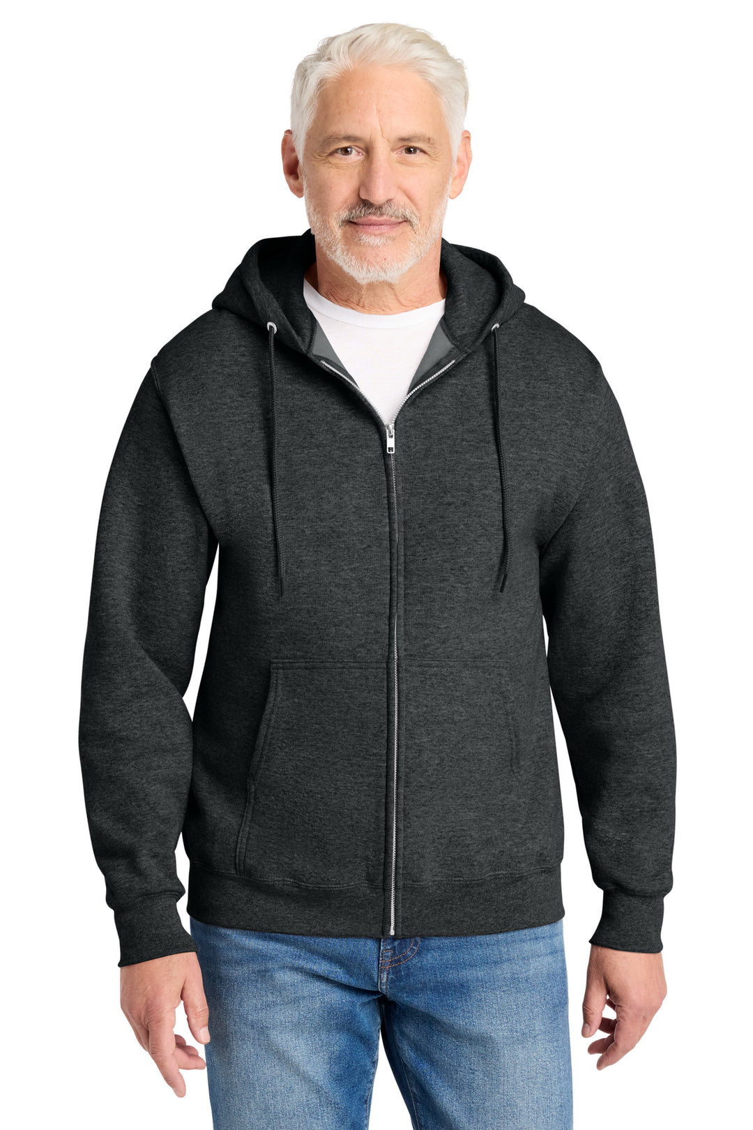 Port &amp; Co Core Fleece Full-Zip Hooded Sweatshirt
