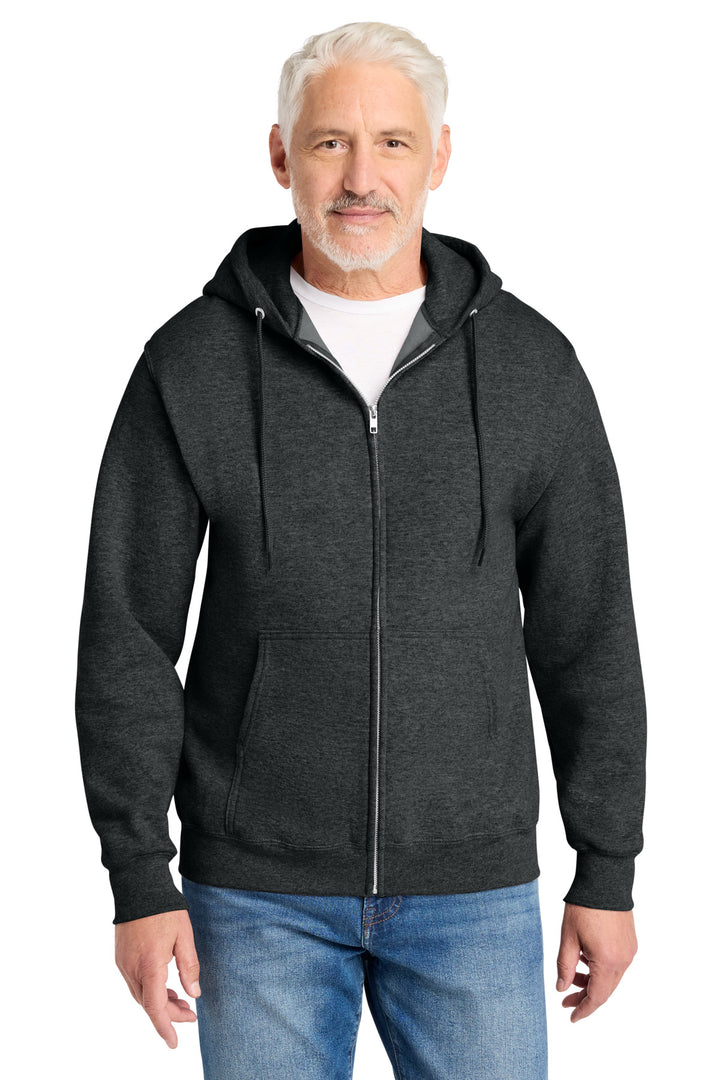Port &amp; Co Core Fleece Full-Zip Hooded Sweatshirt