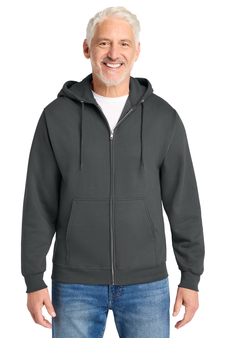 Port &amp; Co Core Fleece Full-Zip Hooded Sweatshirt