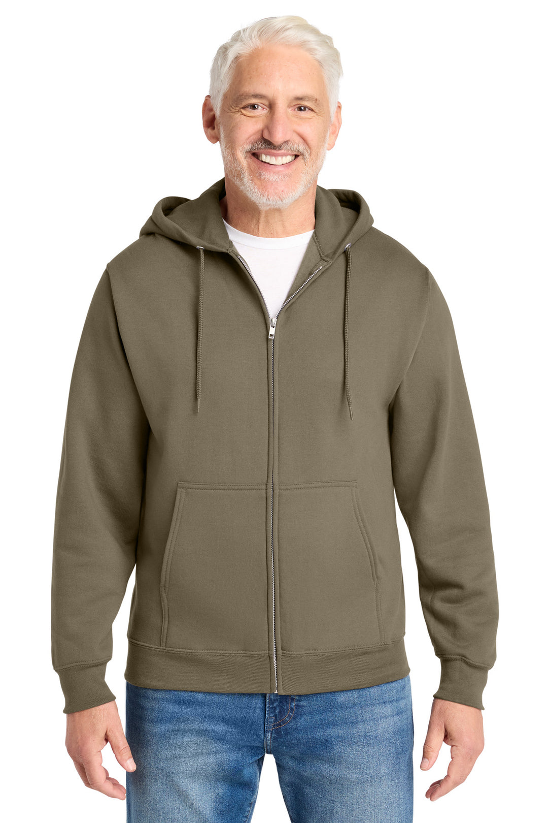 Port &amp; Co Core Fleece Full-Zip Hooded Sweatshirt