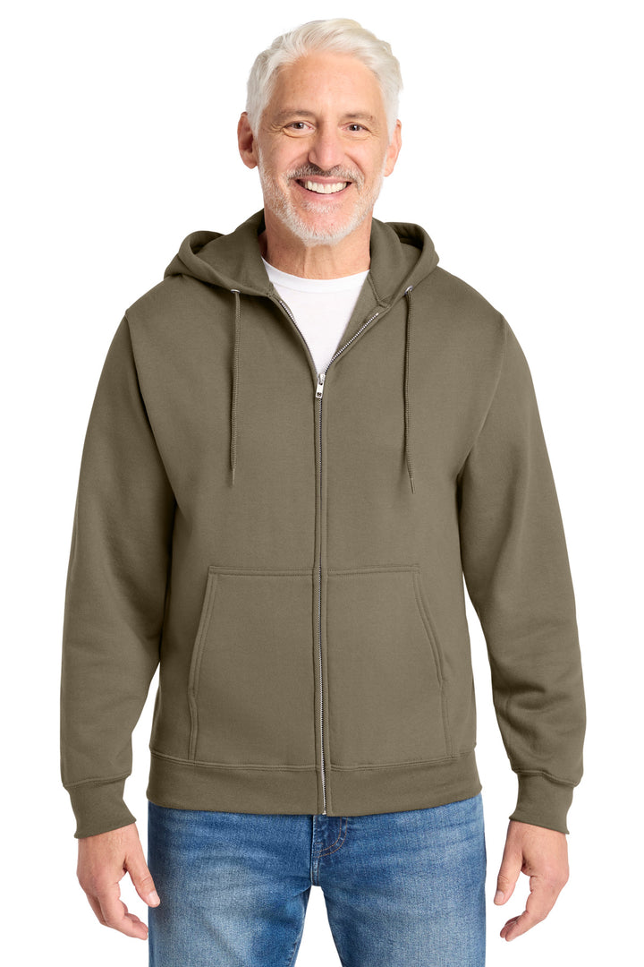 Port &amp; Co Core Fleece Full-Zip Hooded Sweatshirt