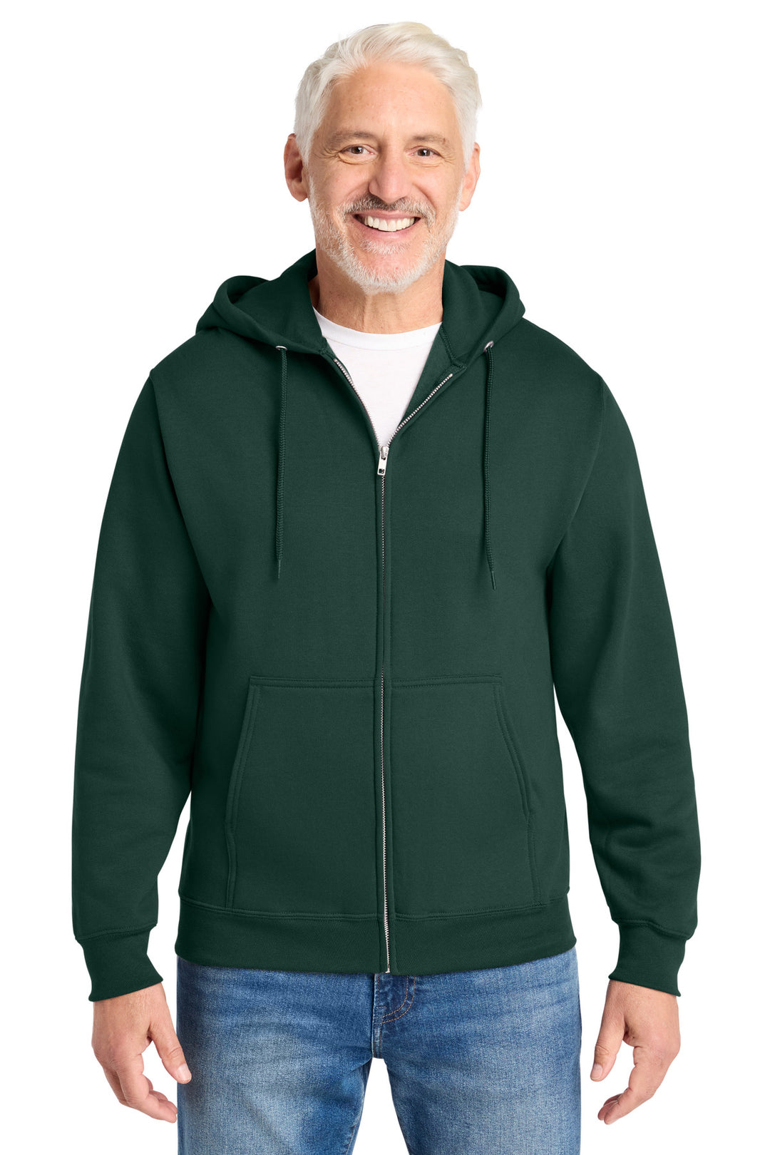 Port &amp; Co Core Fleece Full-Zip Hooded Sweatshirt