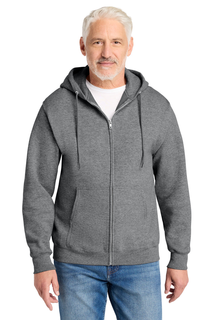 Port &amp; Co Core Fleece Full-Zip Hooded Sweatshirt
