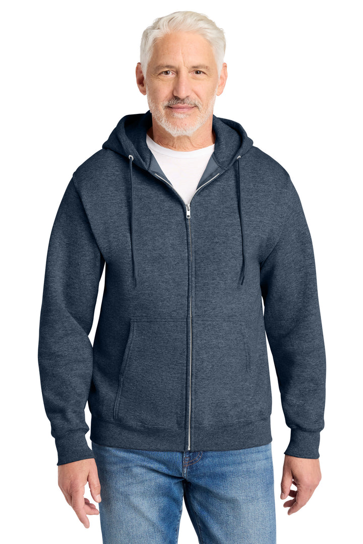 Port &amp; Co Core Fleece Full-Zip Hooded Sweatshirt