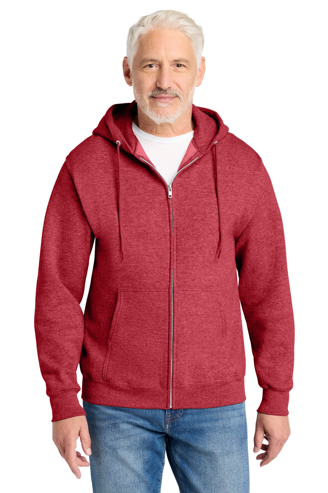 Port &amp; Co Core Fleece Full-Zip Hooded Sweatshirt