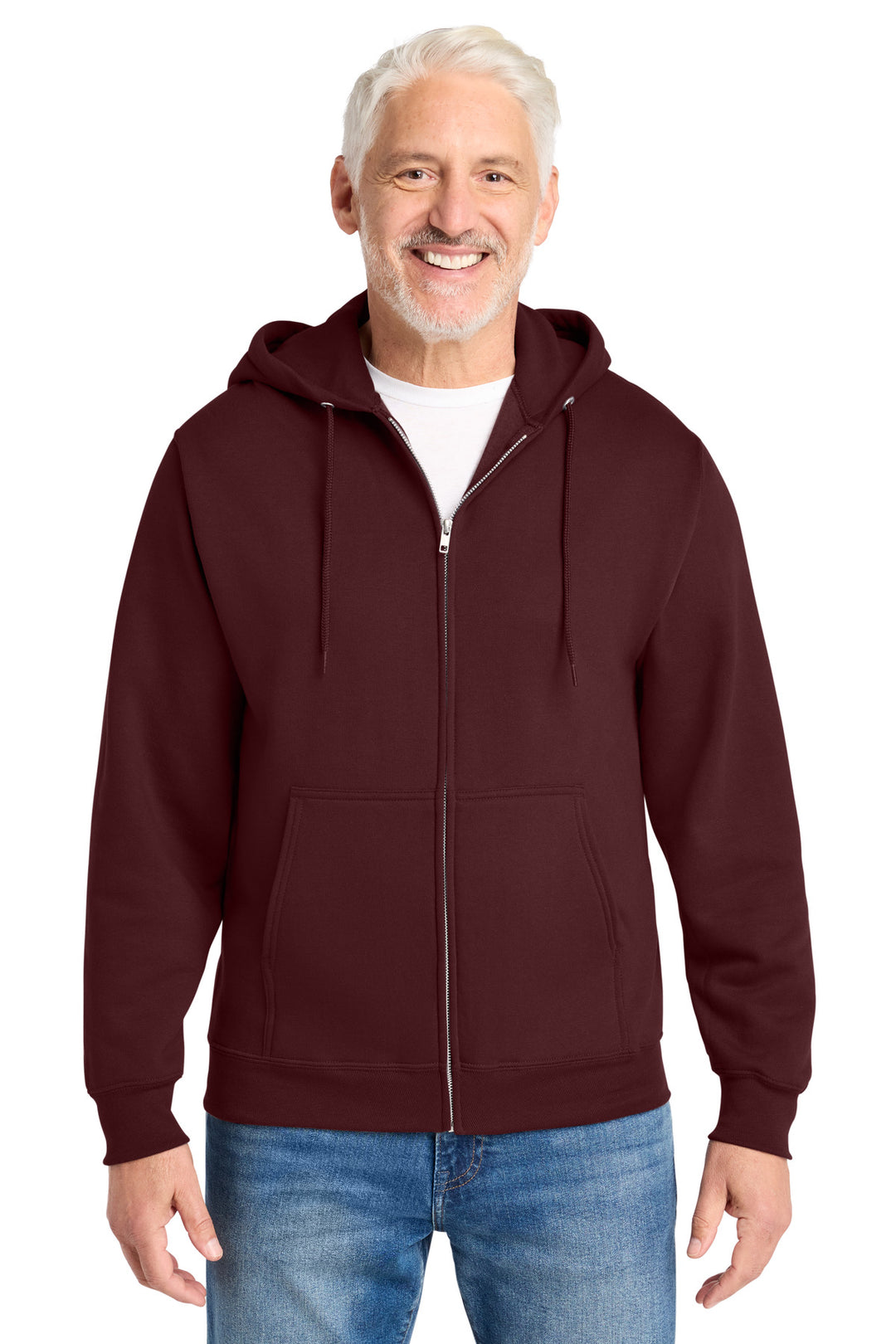Port &amp; Co Core Fleece Full-Zip Hooded Sweatshirt