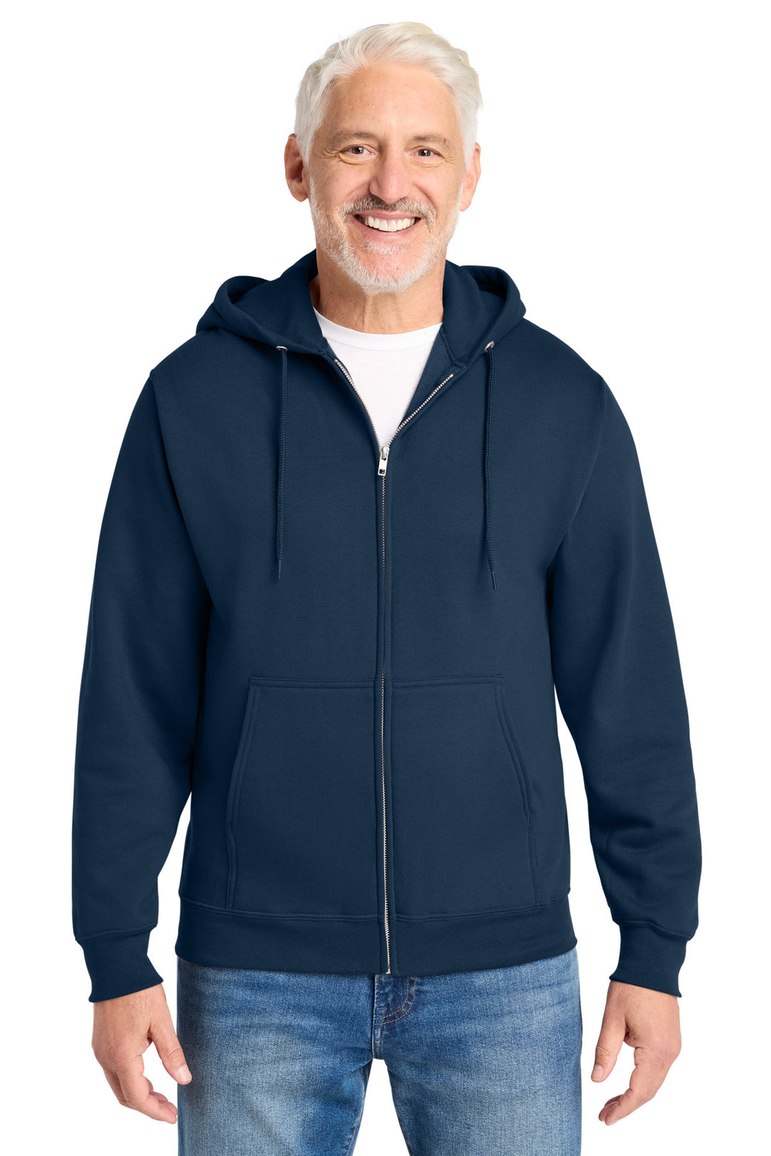 Port &amp; Co Core Fleece Full-Zip Hooded Sweatshirt