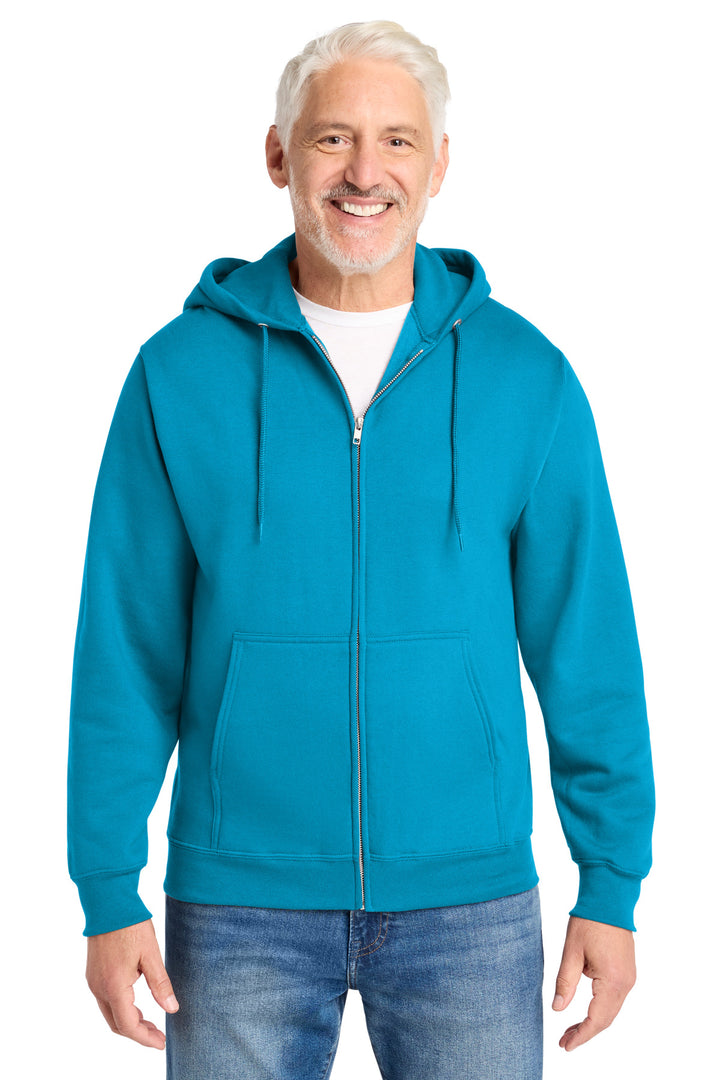 Port &amp; Co Core Fleece Full-Zip Hooded Sweatshirt