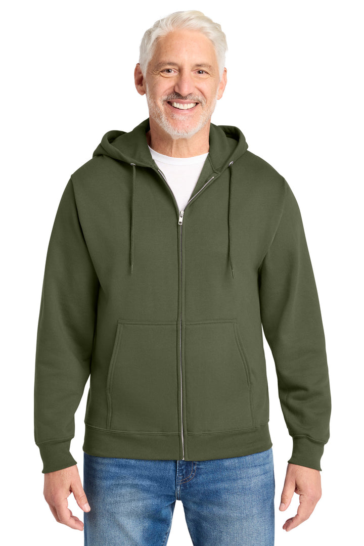 Port &amp; Co Core Fleece Full-Zip Hooded Sweatshirt
