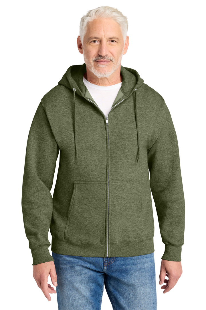 Port &amp; Co Core Fleece Full-Zip Hooded Sweatshirt
