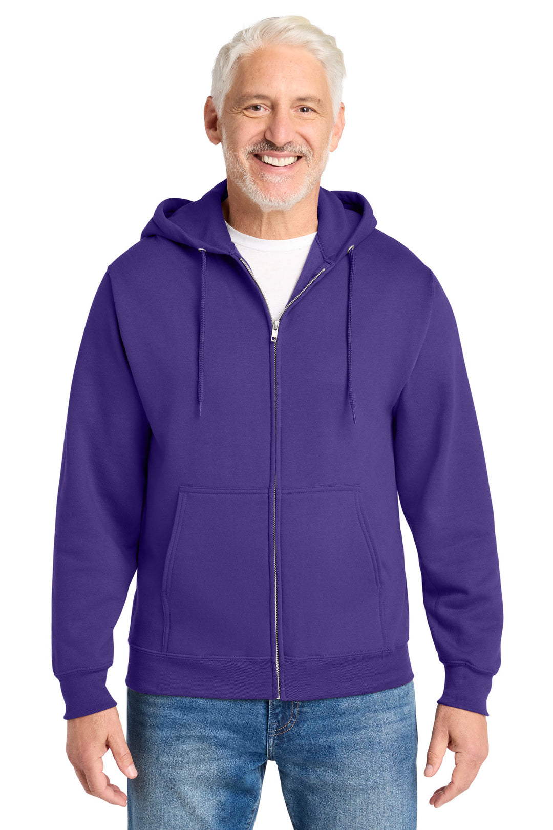 Port &amp; Co Core Fleece Full-Zip Hooded Sweatshirt