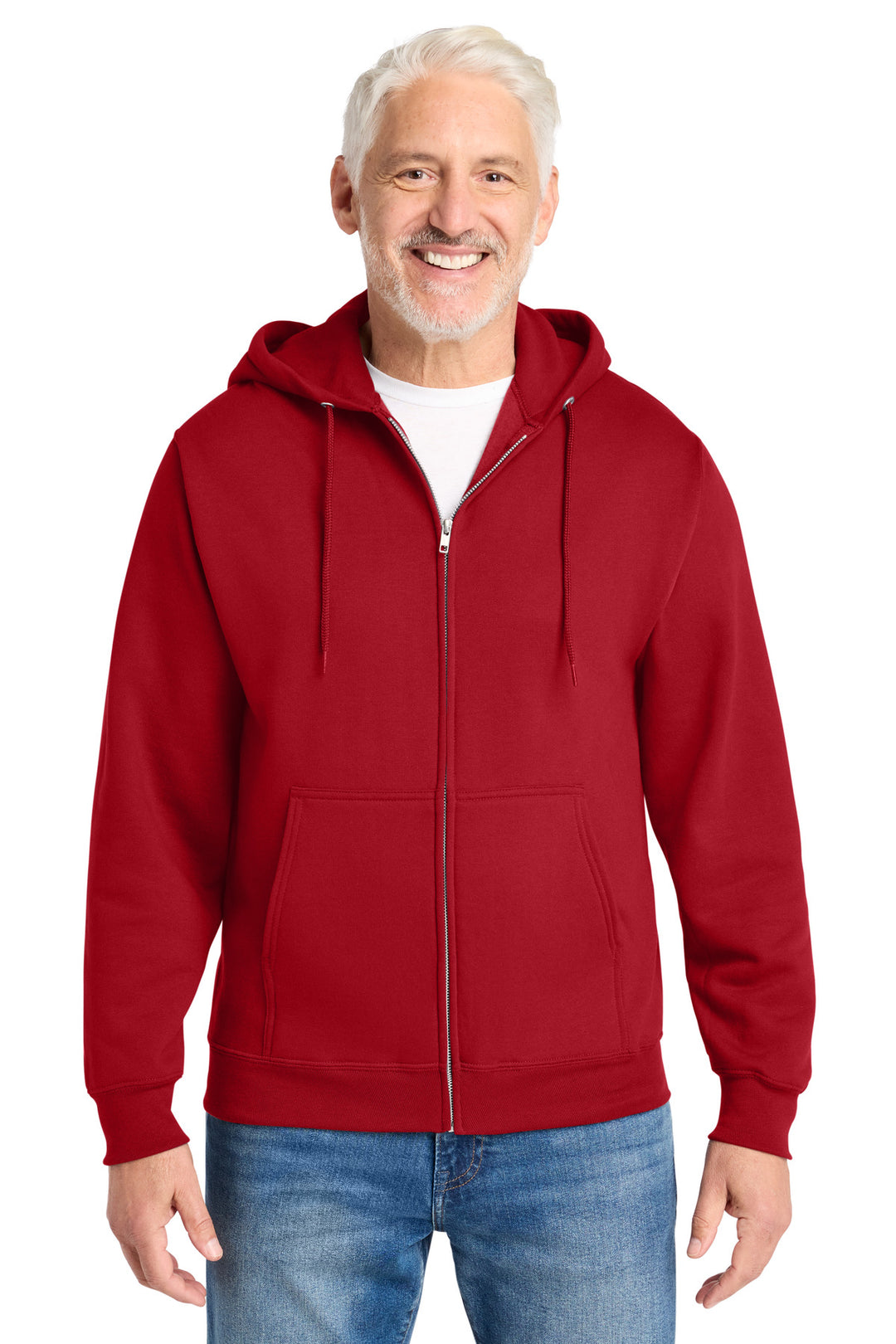 Port &amp; Co Core Fleece Full-Zip Hooded Sweatshirt