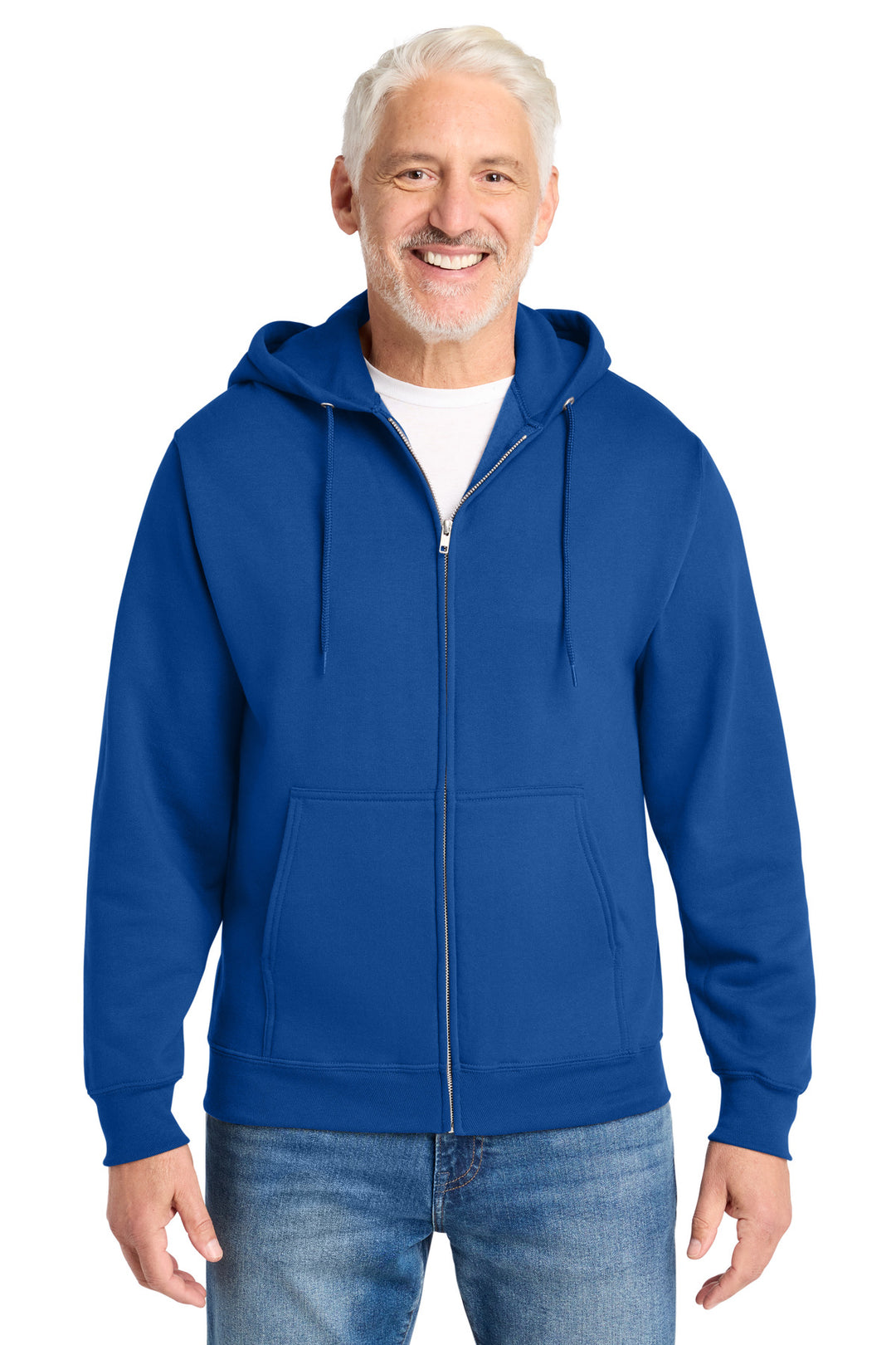 Port &amp; Co Core Fleece Full-Zip Hooded Sweatshirt
