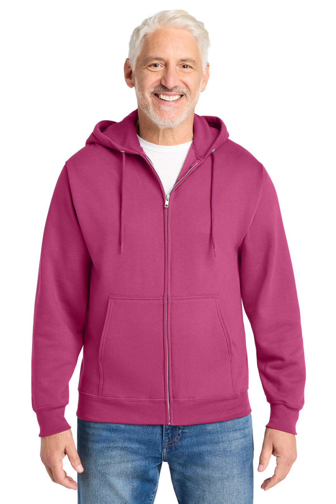 Port &amp; Co Core Fleece Full-Zip Hooded Sweatshirt