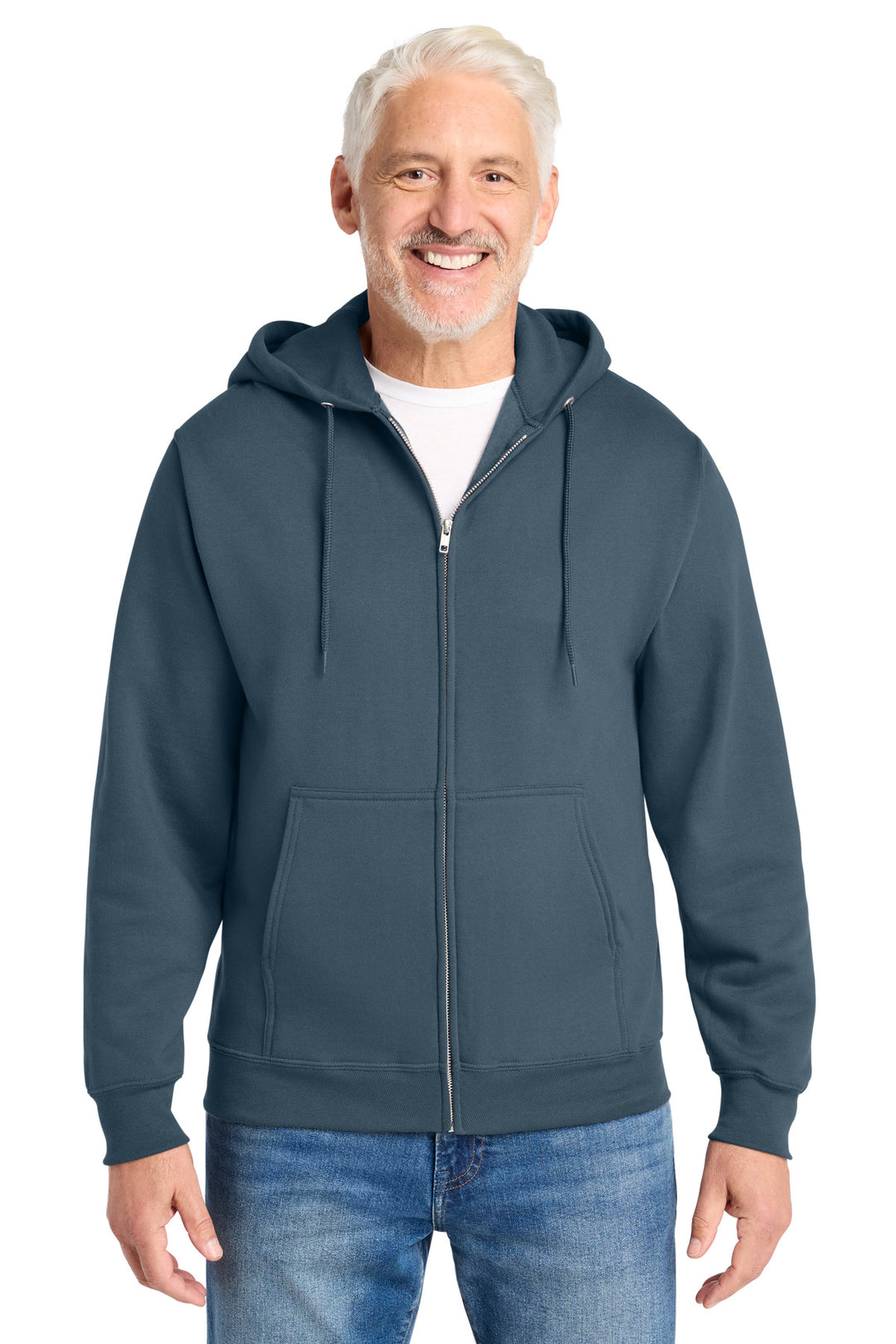 Port &amp; Co Core Fleece Full-Zip Hooded Sweatshirt